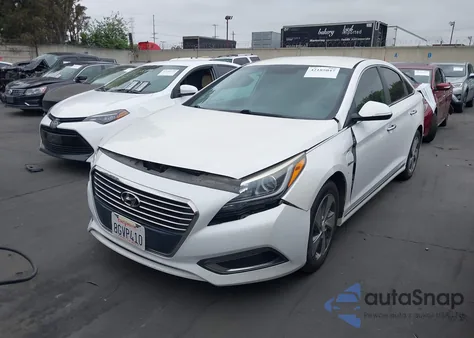 2016 Hyundai Sonata Plug-In Hybrid z USA, uszkodzony, nr VIN KMHE14L20GA036908